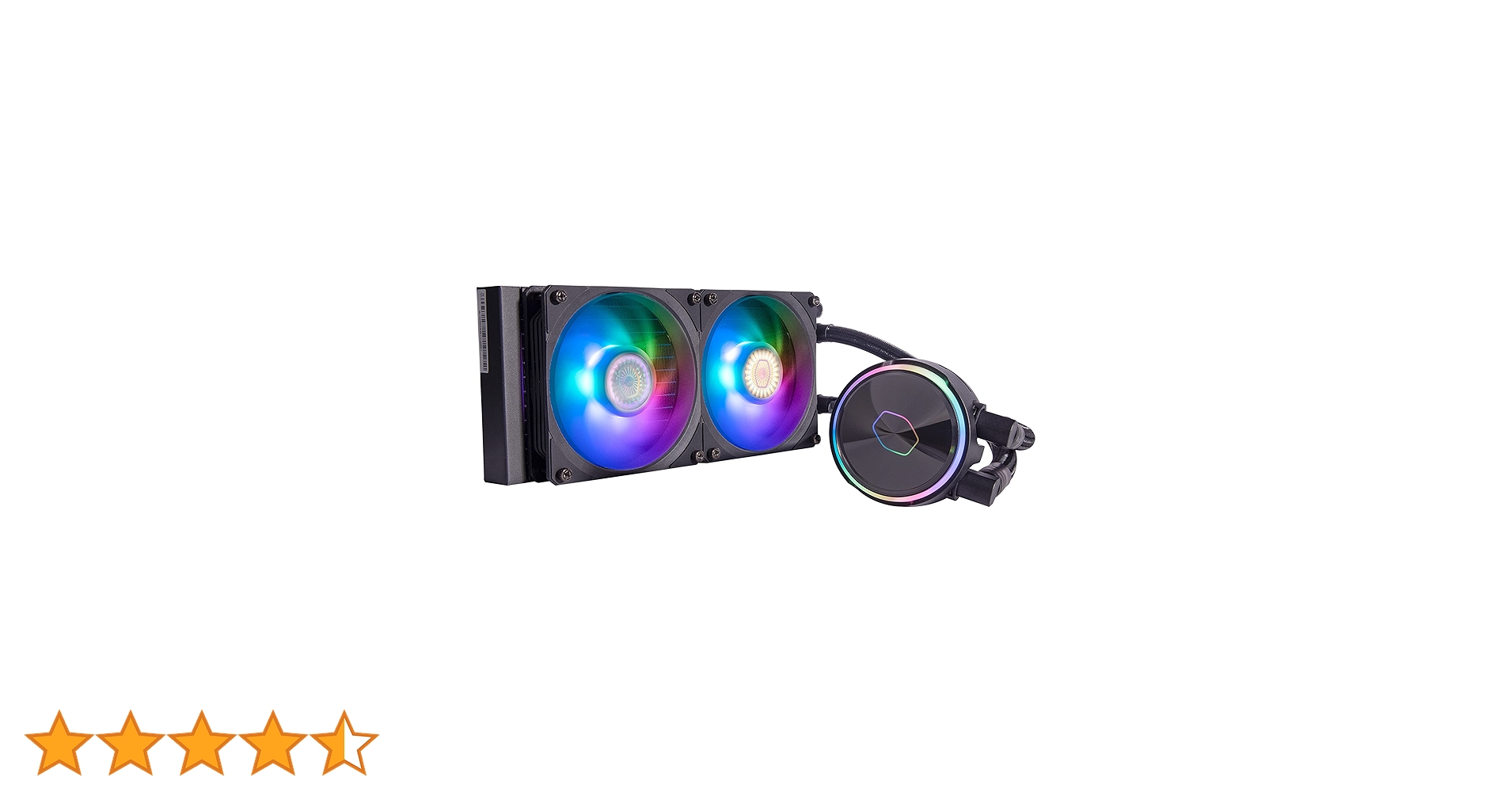 coolermaster master liquid PL240 flux 黒 MasterLiquid PL240 Flux CPU Liquid Cooler | Cooler Master